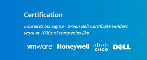 Lean Six Sigma Greenbelt certification